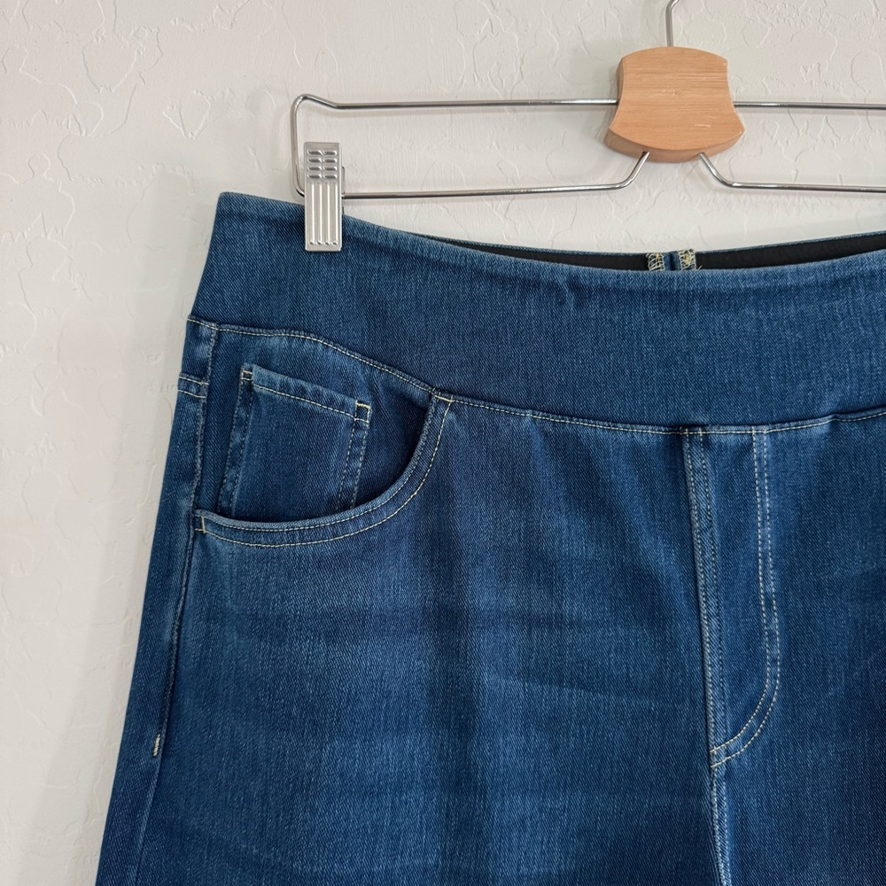 NEW HALARA Flex High Waisted Multiple Pockets Baggy Wide Leg Jeans Size 1X - Picture 6 of 15